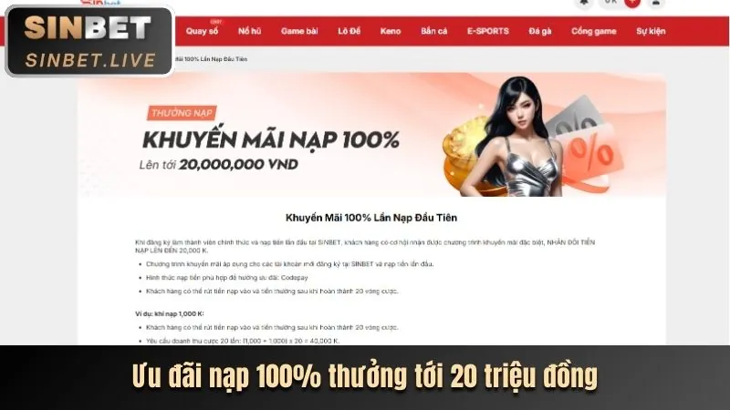 Khuyến mãi chào mừng Nổ Hũ W388